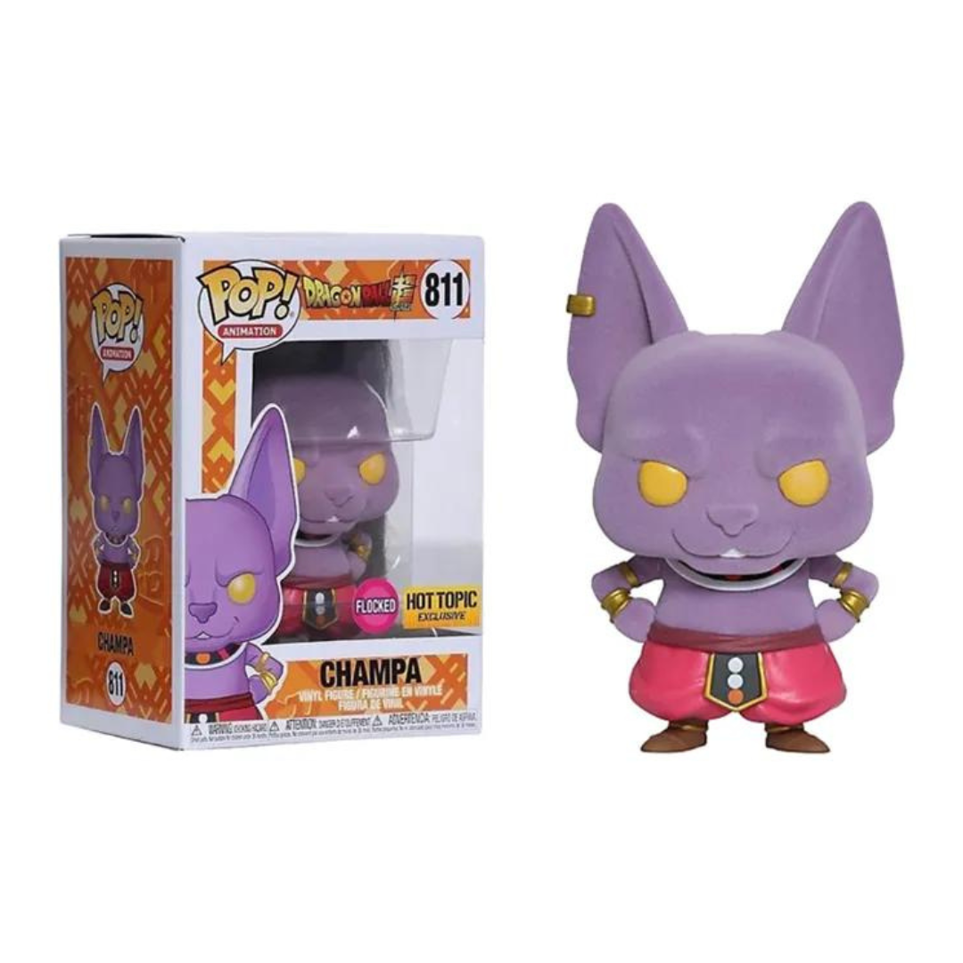 Dragon Ball Super Champa Flocked Hot Topic Exclusive Sticker Pop! Vinyl