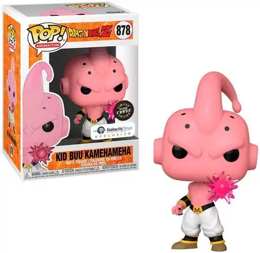 Dragon Ball Z Kid Buu Kamehameha Galactic Toys Exclusive Sticker GITD Chase Pop! Vinyl