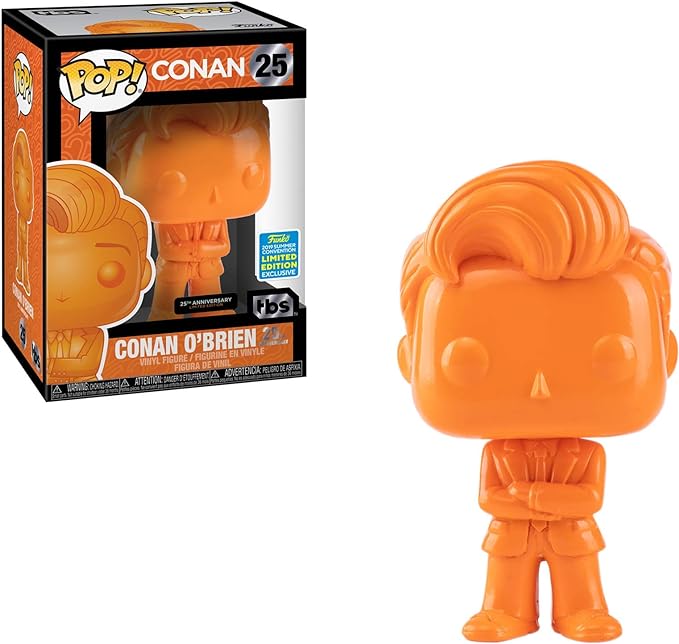 Conan O Brien 25th Anniversary Orange Pop! Vinyl