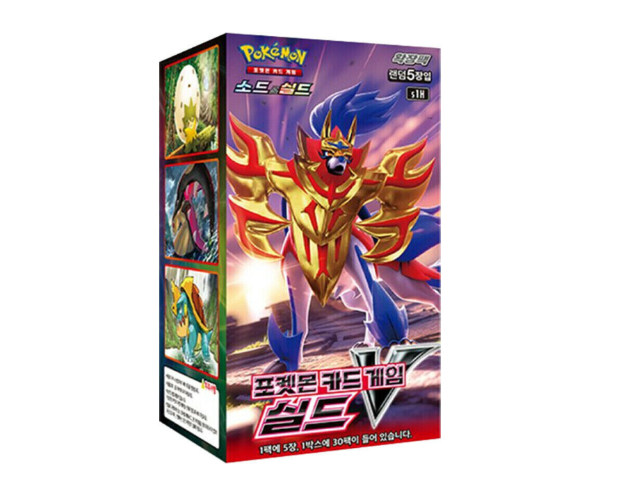 Korean Pokemon TCG Sword and Shield Shield V s1H Booster Box
