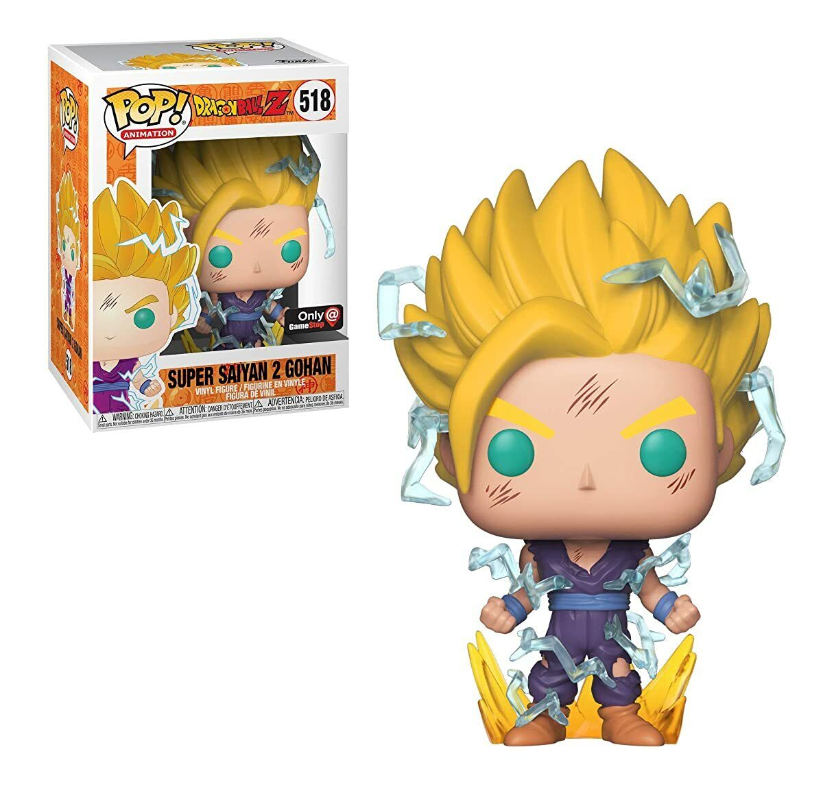Dragon Ball Z Super Saiyan 2 Gohan Gamestop Sticker Pop! Vinyl