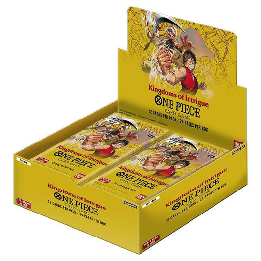 One Piece Card Game Kingdoms of Intrigue (OP-04) Booster Box