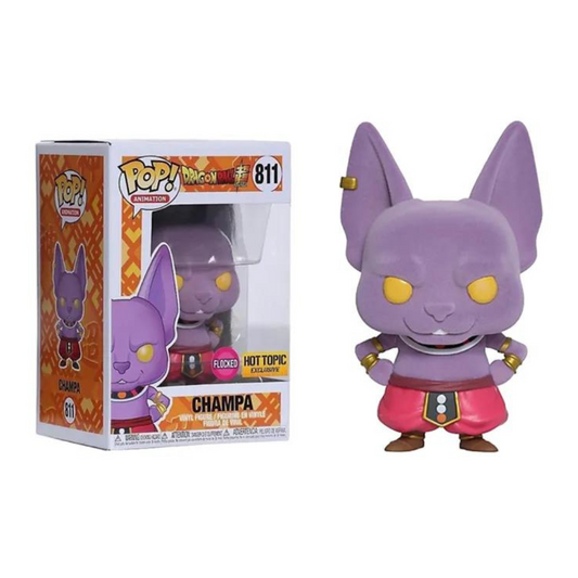 Dragon Ball Super Champa Flocked Hot Topic Exclusive Sticker Pop! Vinyl