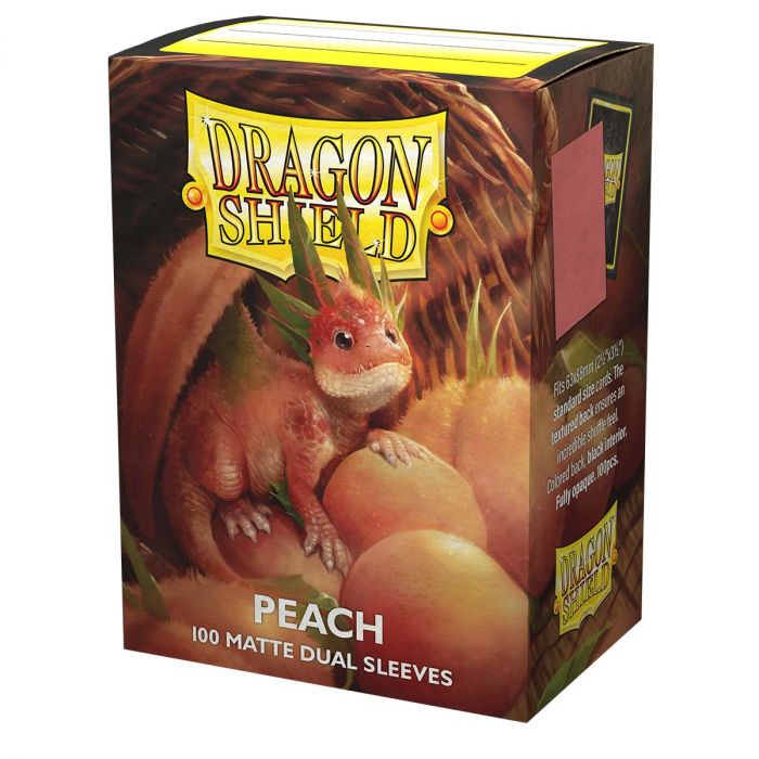 Dragon Shield Standard Size 100 Matte Peach