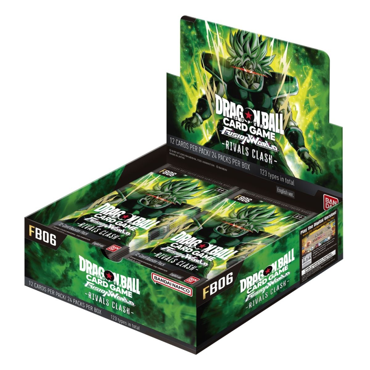 Dragon Ball Fusion World Rivals Clash FB06 Booster Box