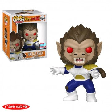 Dragon Ball Z Great Ape Vegeta 2018 Fall Convention 6 inch Pop! Vinyl