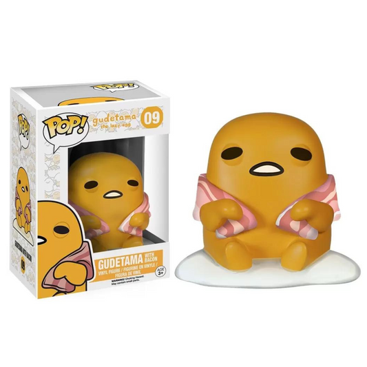 Gudetama The Lazy Egg Gudetama with Bacon Pop! Vinyl