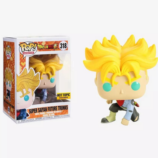 Dragon Ball Super Super Saiyan Future Trunks Hot Topic Exclusive Sticker Pop! Vinyl