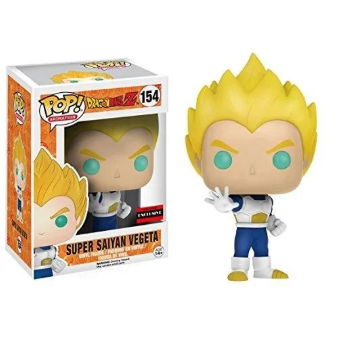 Dragon Ball Z Super Saiyan Vegeta AAA Anime Exclusive Sticker Pop! Vinyl