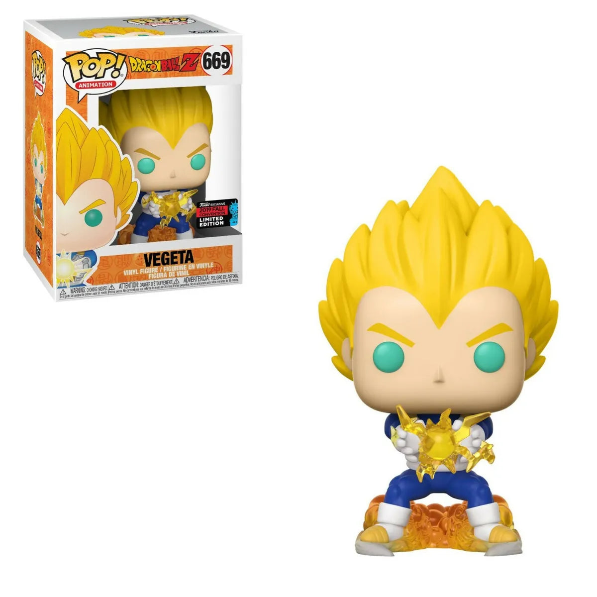 Dragon Ball Z Vegeta 2019 Fall Convention Pop! Vinyl