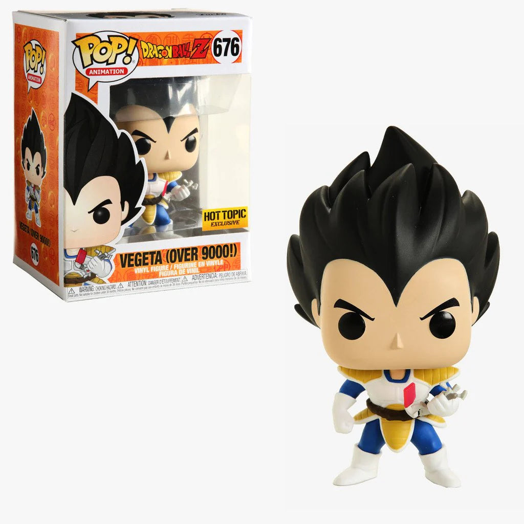 Dragon Ball Z Vegeta (Over 9000!) Hot Topic Exclusive Pop! Vinyl